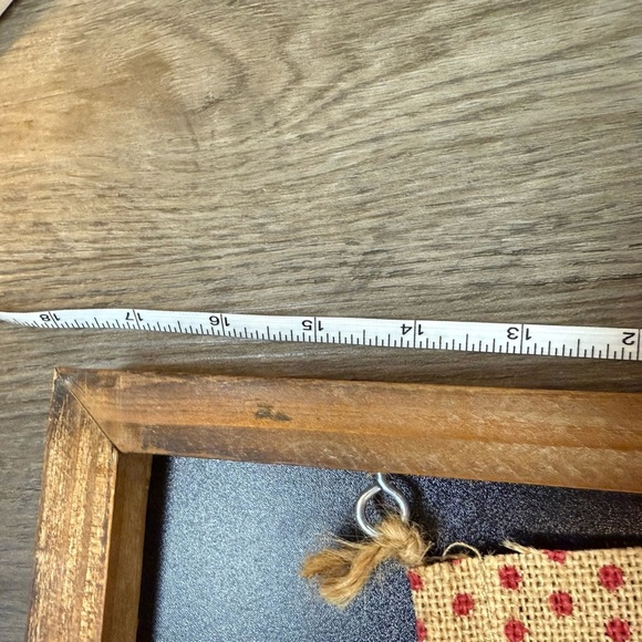 Colorful Patterned Banner Chalkboard on Wooden Frame - Picture 5 of 5